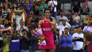 PV Sindhu Beats Nozomi Okuhara, Becomes First Indian to Win Korea Open Super Series PV Sindhu Beats Nozomi Okuhara, Becomes First Indian to Win Korea Open Super Series