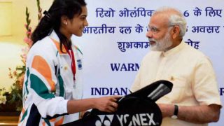 PV Sindhu Dedicates Korea Open Victory to Prime Minister Narendra Modi on his Birthday PV Sindhu Dedicates Korea Open Victory to Prime Minister Narendra Modi on his Birthday
