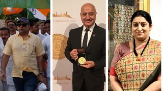 Paresh Rawal Congratulates Smriti Irani Over Anupam Kher's Appointment as FTII Chairman Paresh Rawal Congratulates Smriti Irani Over Anupam Kher's Appointment as FTII Chairman