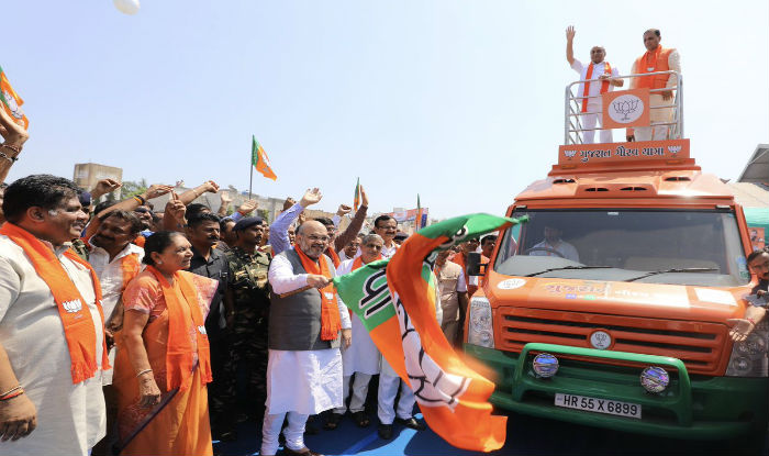 Amit Shah Blows Gujarat Assembly Elections Bugle, Says BJP is Invincible Amit Shah Blows Gujarat Assembly Elections Bugle, Says BJP is Invincible