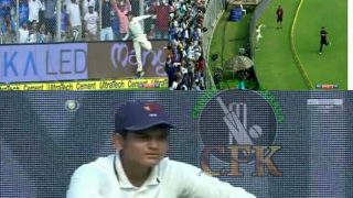 India vs New Zealand 1st ODI: Mumbai Ball Boy Catches Virat Kohli, Wins Hearts India vs New Zealand 1st ODI: Mumbai Ball Boy Catches Virat Kohli, Wins Hearts