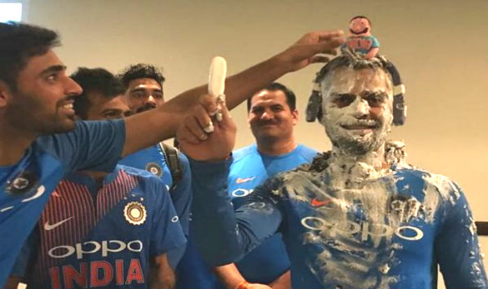 Image result for /happy-birthday-virat-kohli-indian-captain-smeared-with-cake-in-dressing-room-