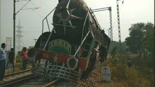 Haryana: Heritage Train Engine 'Akbar' Derails in Rewari After Plying For 2 Kms Without a Driver short Haryana: Heritage Train Engine 'Akbar' Derails in Rewari After Plying For 2 Kms Without a Driver short