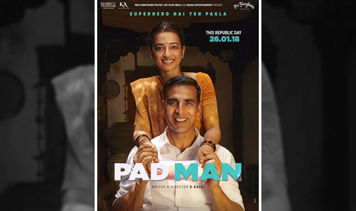 Padman new poster Akshay Kumar and Radhika Apte