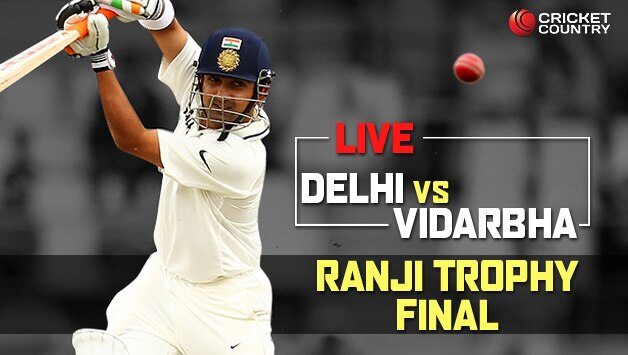 Live Cricket Score, Ranji Trophy Final, Delhi vs Vidarbha, Day 1