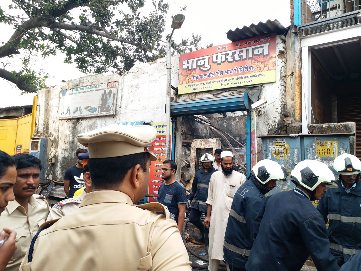 At least 25 fire tenders have been rushed to the spot to douse the fire