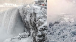 Niagara Fall Freezes, Becomes Spectacular Winter Wonderland: See Pics Niagara Fall Freezes, Becomes Spectacular Winter Wonderland: See Pics
