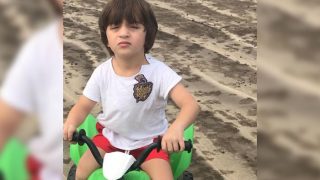 Shah Rukh Khan's Little Boy AbRam Flaunts His New Ride In This New Pic Shared By Mommy Gauri Shah Rukh Khan's Little Boy AbRam Flaunts His New Ride In This New Pic Shared By Mommy Gauri