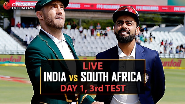 India Vs South Africa Live Cricket Score, 3rd Test Match