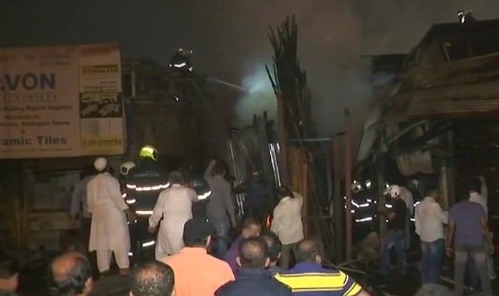 Fire guts warehouse, shops on SV Road