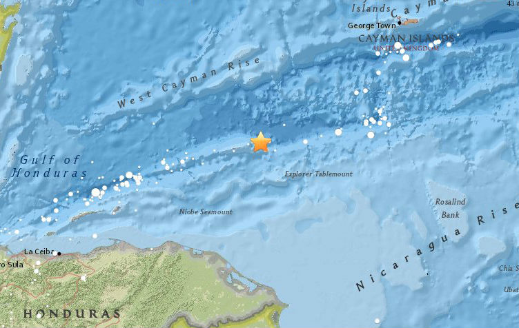 Earthquake strikes Honduras