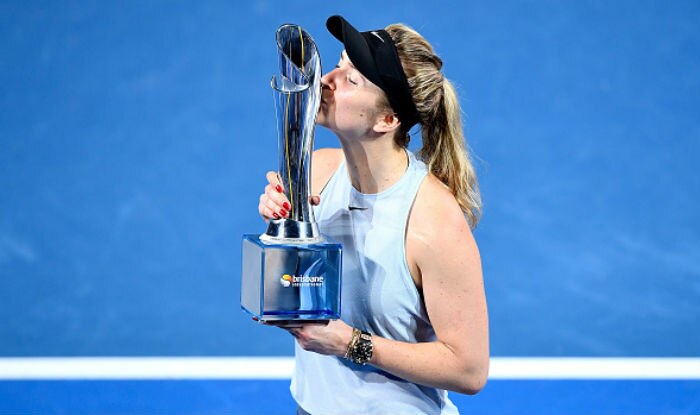 Elina Svitolina wins Brisbane International tennis tournament. (Getty)