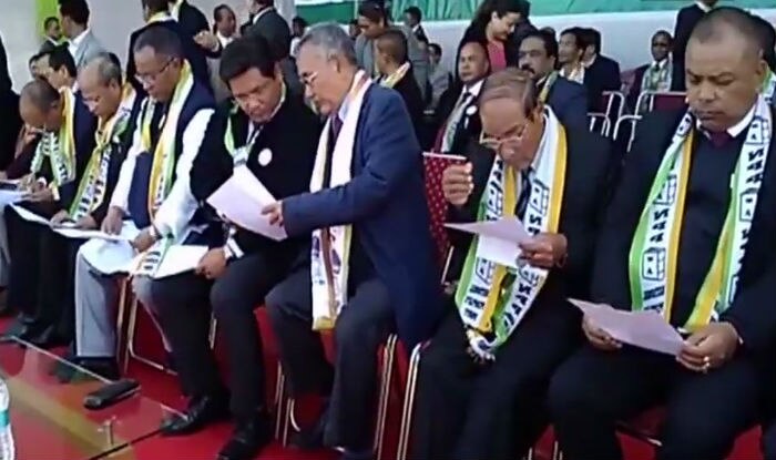 Eight MLAs (5- Congress, 1- UDP & 2 independents) join National People's Party (NPP) in Shillong