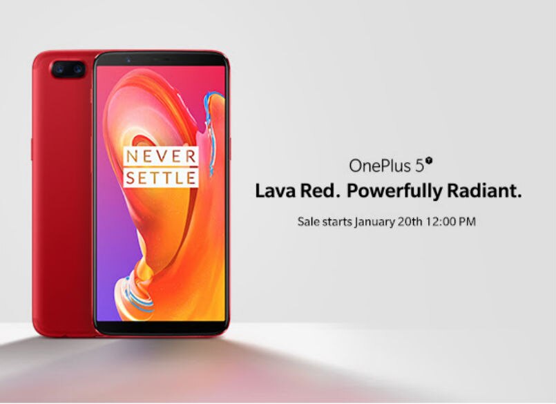 OnePlus 5T Lava Red Edition launched in India