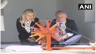 PM Narendra Modi And Israel PM Benjamin Netanyahu Visit Sabarmati Ashram, Pay Homage to Mahatma Gandhi
