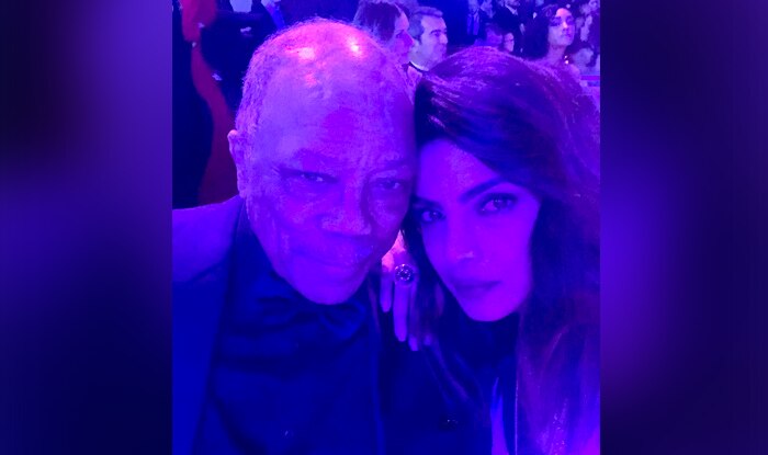 Priyanka Chopra's Fangirl Moment With Quincy Jones At Clive Davis' 2018 Pre-Grammy Gala
