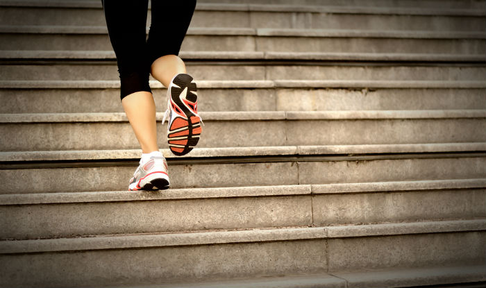 Climbing stairs