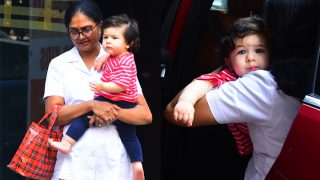 Taimur Ali Khan Pouts Just Like Mommy Kareena Kapoor Khan As He Gets Snapped By The Paparazzi In Bandra - See Pics Taimur Ali Khan Pouts Just Like Mommy Kareena Kapoor Khan As He Gets Snapped By The Paparazzi In Bandra - See Pics