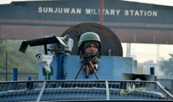 Sunjuwan Army camp was attacked on Saturday morning.