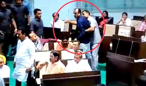 MLAs come to blows in Gujarat Assembly, Congressman suspended for session