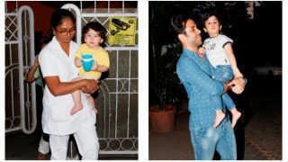Kareena Kapoor Khan's Son Taimur Hangs Out With Tusshar Kapoor's Son Laksshya Kapoor; Gives Shutterbugs A Cute Smile Before Zooming Off (PICS) Kareena Kapoor Khan's Son Taimur Hangs Out With Tusshar Kapoor's Son Laksshya Kapoor; Gives Shutterbugs A Cute Smile Before Zooming Off (PICS)