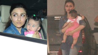 Soha Ali Khan and Inaaya Naumi Kemmu Go Out For A Joy Ride But The Little One Can't Stop Staring At The Shutterbugs - View Pics Soha Ali Khan and Inaaya Naumi Kemmu Go Out For A Joy Ride But The Little One Can't Stop Staring At The Shutterbugs - View Pics