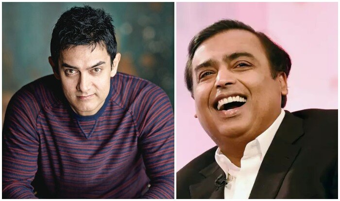 Image result for Mukesh Ambani to co-produce Aamir Khan'