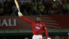 IPL 2018: Chris Gayle Honoured by Sourav Ganguly at Eden Gardens IPL 2018: Chris Gayle Honoured by Sourav Ganguly at Eden Gardens