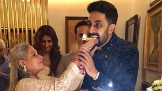 Amitabh Bachchan, Abhishek Bachchan, Shweta Bachchan Nanda Surprise Jaya Bachchan On Her 70th Birthday With A Special Birthday Party - View Pics Amitabh Bachchan, Abhishek Bachchan, Shweta Bachchan Nanda Surprise Jaya Bachchan On Her 70th Birthday With A Special Birthday Party - View Pics