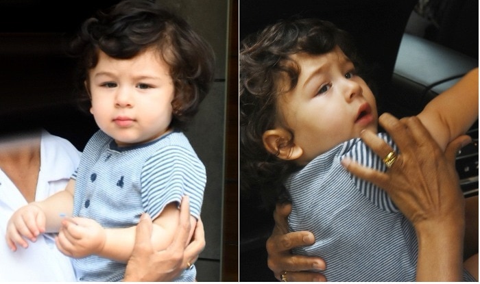 Adorable photos of Taimur Ali Khan at the poolside