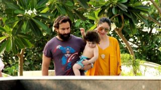 Taimur Ali Khan Wards Off The Scorching Summer Heat By Enjoying Some Pool Time With Saif Ali Khan And Kareena Kapoor Khan - View Pics Taimur Ali Khan Wards Off The Scorching Summer Heat By Enjoying Some Pool Time With Saif Ali Khan And Kareena Kapoor Khan - View Pics