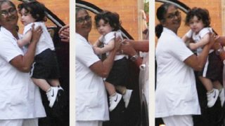 Taimur Ali Khan Always Manages to Sneak In A Smile For The Shutterbugs, These Pictures Are Proof Taimur Ali Khan Always Manages to Sneak In A Smile For The Shutterbugs, These Pictures Are Proof