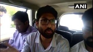 Jignesh Mevani Detained at Jaipur Airport: Gujarat MLA Slams Vasundhara Raje, Calls it 'Illegal' Jignesh Mevani Detained at Jaipur Airport: Gujarat MLA Slams Vasundhara Raje, Calls it 'Illegal'