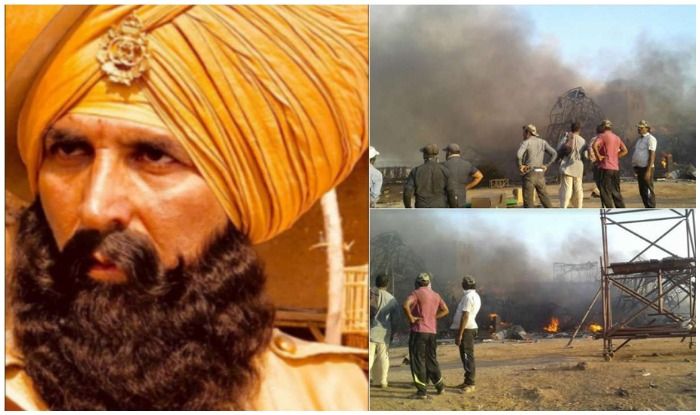 Akshay Kumar starrer 'Kesari' set burnt completely in Maharashtra