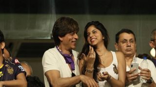 Shah Rukh Khan and Suhana Celebrate As Their Team Beats Bangalore Hands Down Shah Rukh Khan and Suhana Celebrate As Their Team Beats Bangalore Hands Down