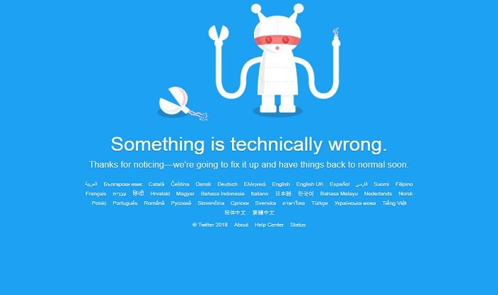 Twitter is experiencing a world-wide outage Twitter is experiencing a world-wide outage