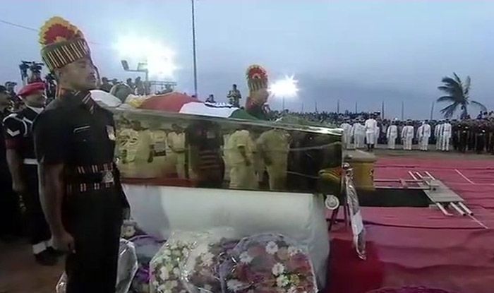 Image result for karunanidhi-funeral-kalaignar-laid-to-rest-at-marina-beach-with-full-state-honours