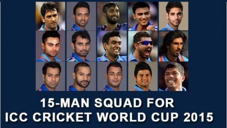 Team India for ICC Cricket World Cup 2015: List of 15 ... - 447 x 252 jpeg 15kB