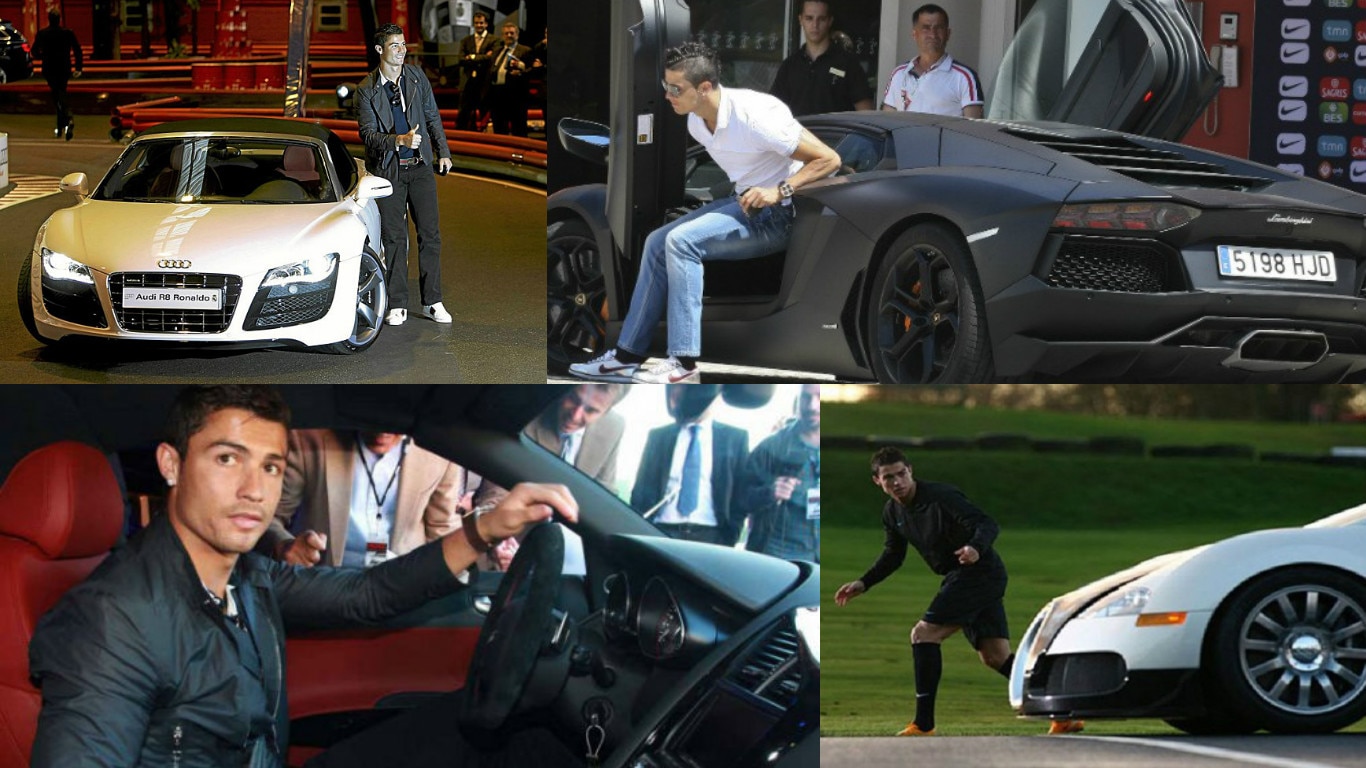 Superstar footballer Cristiano Ronaldo and his collection of uber cool ...