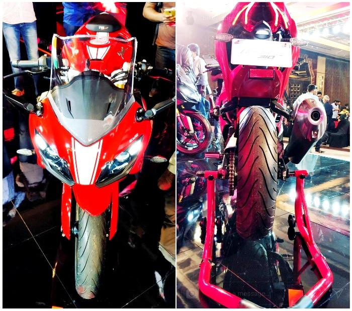 TVS Apache RR 310 front fairing
