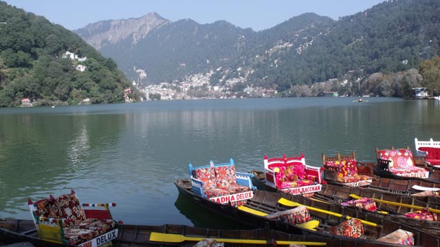 Boating in the lakes is a popular past time