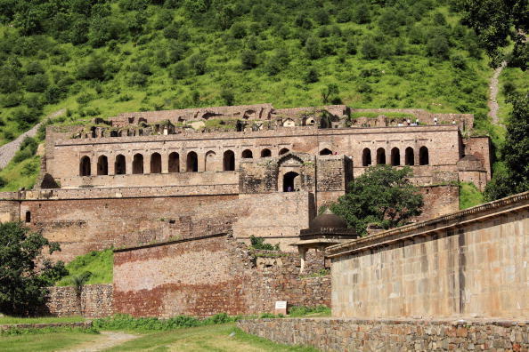 Ancient Site Bhangarh, Ruins Of Bhangarh, Forts Of Rajasthan, Bhangarh Rajasthan, India.