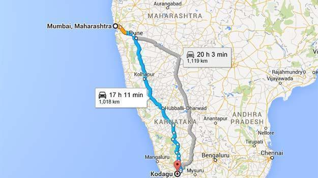 Mumbai To Coorg How To Reach From Mumbai To Coorg By Road Train And Flight India Com