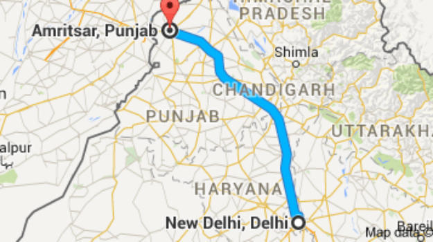 delhi to amritsar travel options