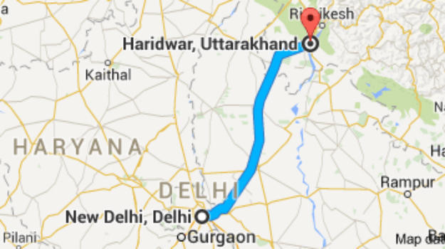Delhi To Haridwar 