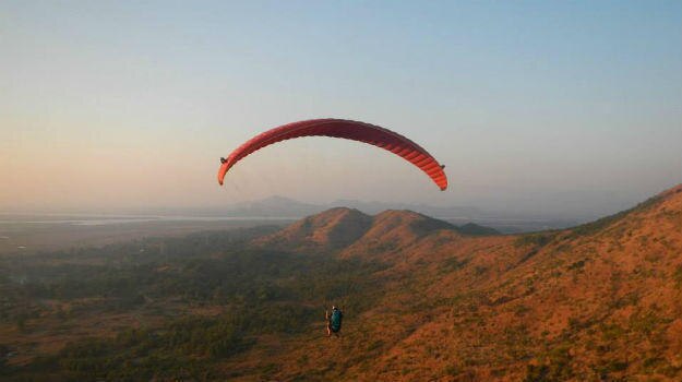 Paragliding at Kamshet