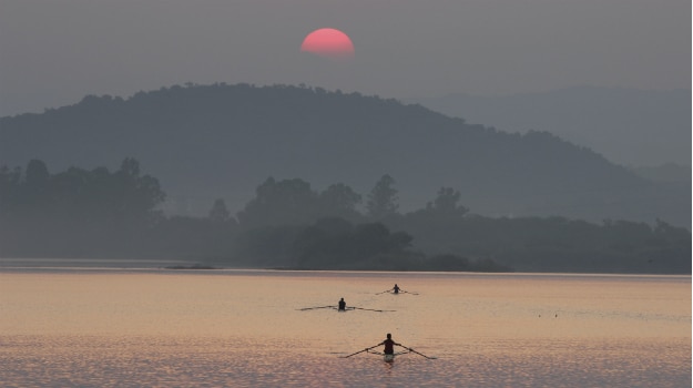 Sukhna Lake in Chandigarh