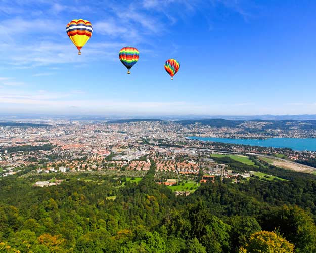 Switzerland-Zurich-aerial-view