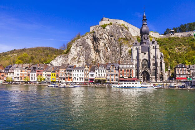 Dinant at the river Meuse