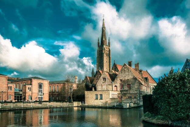 Old St Johns Hospital and the Church of Our Lady in Bruges